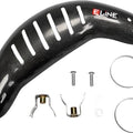 E-Line Carbon Fiber Heat Shield for Factory Header MHS45019F KTM/Husq/Gas