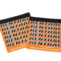 Renthal Clean Grips Grip Covers Orange/White/Black