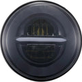 Pathfinder 7" LED Classic Headlight with Center Drl Black