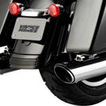 Vance & Hines Twin Slash Round Dual Slip-On Mufflers Chrome #16672