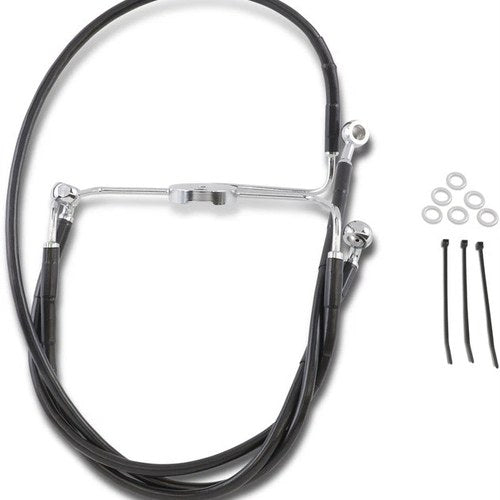 DS Vinyl Brake Line Kit Front +10" #143630 Harley Davidson