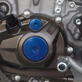 Works Connection Engine Plugs Aluminum Blue #24-590 for Yamaha YZ450F 2010-2012