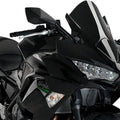 Puig 3mm Z Racing Windscreen Black 3881N for Kawasaki