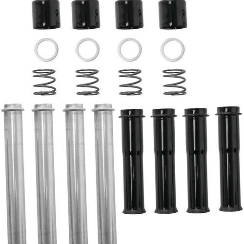 S&S Pushrod Cover Kit Gloss Black #930-0124 Harley Davidson