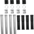 S&S Pushrod Cover Kit Gloss Black #930-0124 Harley Davidson