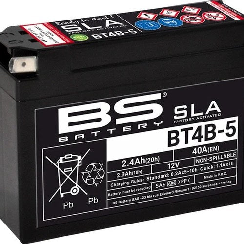 BS Battery Sla Factory Activated Agm Maintenance Free Battery BT4B-5 SL #300756