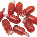 Drag Specialties Marker Light Wedge Bulb 168 Red 10-Pack