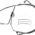 DS Braided Brake Line Kit Non-ABS Front +2" Harley Davidson #143679