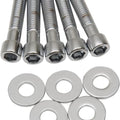 Colony Allen Head Sprocket Bolt/Washer Kit 2-1/4" L Rear Chrome Harley Davidson