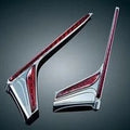 Kuryakyn LED Vertical Rear Run/Brake Light Strips Chrome 3237 for Honda Goldwing