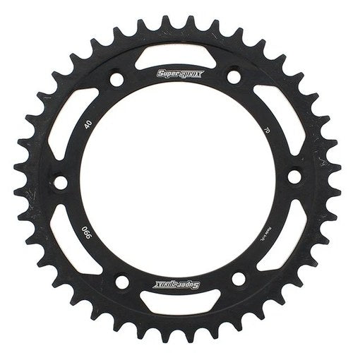 Supersprox Racing Steel Rear Sprocket 520 40T Black #RFE-990-40-BLK