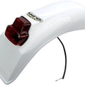 UFO Universal Enduro Fender With Light Rear White
