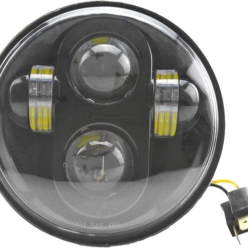 Cyron Lighting Integrated 5-3/4" LED Headlight Black