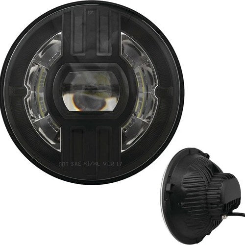 Cyron Lighting Beast II Integrated LED 7" Headlight Pitch Black
