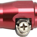 Goodridge Braided Fuel/Oil Hose Finisher 5/16", 3/8" Aluminum Red