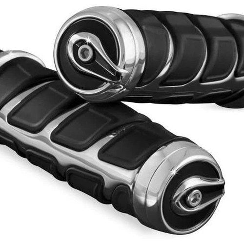 Kuryakyn Kinetic Grips Chrome #6367 for Yamaha/Can-Am/Honda/Indian/Victory