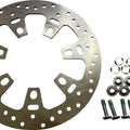 Drag Specialties Ground Stainless Drilled Front Brake Rotor 275834 Harley