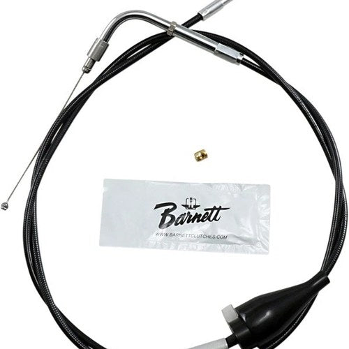 Barnett Push Idle Cable w/CC +6 Black #114563 Harley Davidson