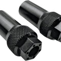 Joker Machine Axle Adjusters Black #10-800B Harley Davidson Sportster