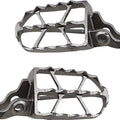 Moose ND Series Offset Footpegs 1/2" Offset Silver fits Gas/Honda EX/XC/CR