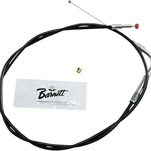 Barnett Pull Throttle Cable +3 Black #114570 Harley Davidson