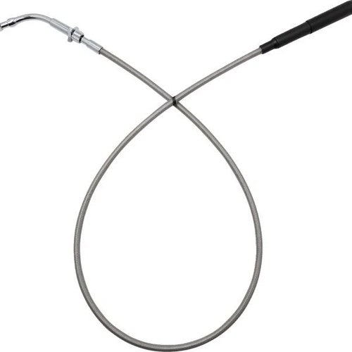 Fat Baggers EZ Install Upper Clutch Cable Stainless/Chrome #118000-C