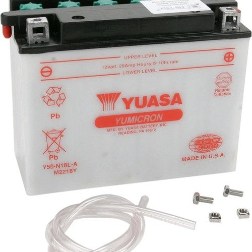 Yuasa YuMicron Battery Y50-N18L-A #YUAM2218Y for Yamaha/Honda/Kawasaki