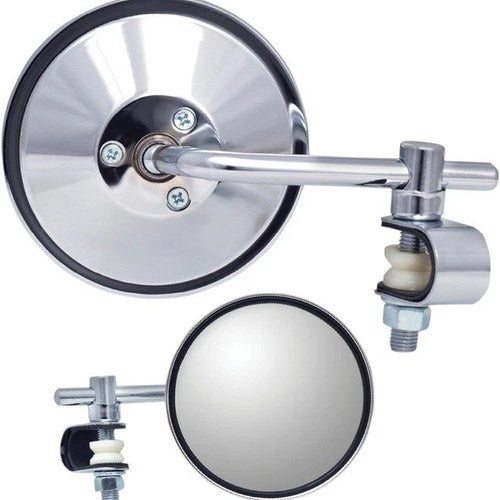 Parts Unlimited Universal Clamp-On Mirror Short