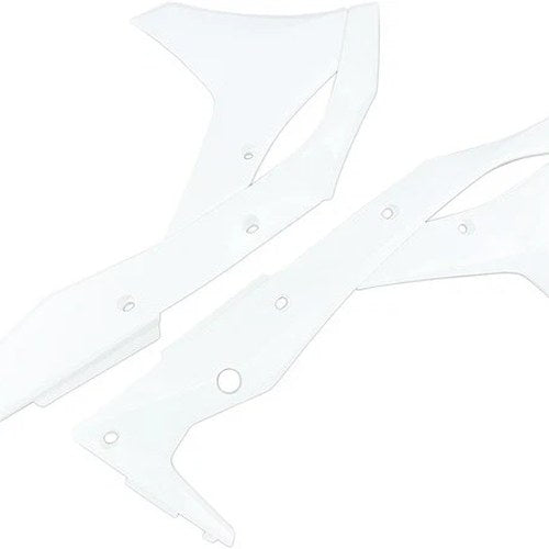 UFO Radiator Shrouds White Kawasaki KX250F 2017-2019 for Kawasaki KX250F