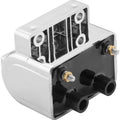 Twin Power 3 Ohm Ignition Coil Chrome #10-2033 Harley Davidson