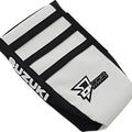 Dcor Ribbed Seat Cover Black/White/Black #30-40-455 for Suzuki RM-Z250/RM-Z450