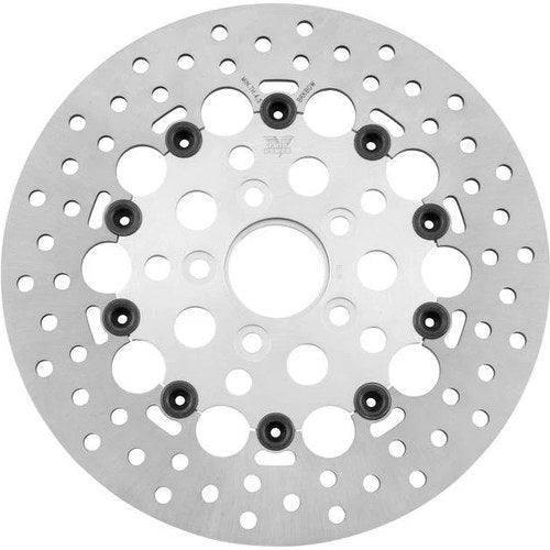 Twin Power Floating Hole Brake Rotor 11.5" Rear Silver #1400RS Harley Davidson