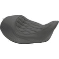 Mustang Wide Tripper Forward Solo Seat Diamond Stitch Black #76710