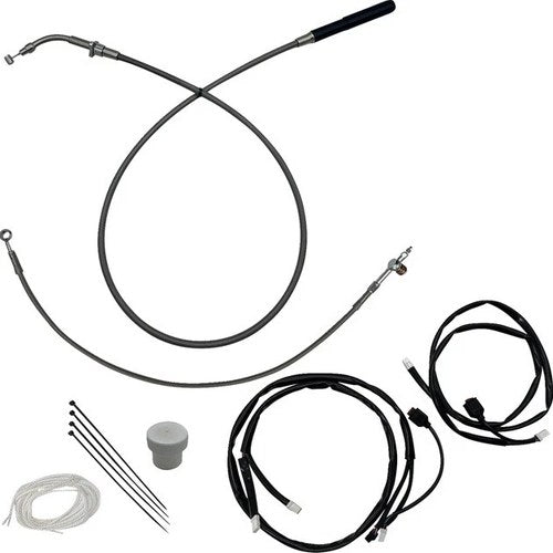 Fat Baggers EZ Install Cable/Line Kit for 14" Ape Bars Stainless #149014