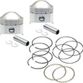 S&S Low Compression Piston Set 3-7/16" 8.0:1 #106-5495 Harley Davidson