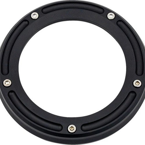 Trask Assault Derby Cover Matte Black #TM-0041MBK Harley Davidson