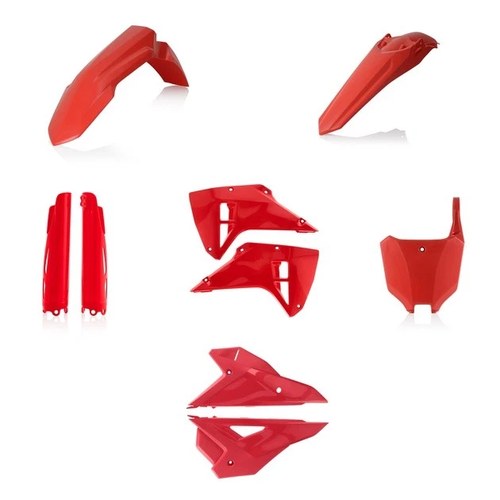 Acerbis Full Plastics Kit Red for Honda CRF450RX/CRF250RX 4-Stroke 2025