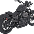 Vance & Hines Shortshots Staggered Full Exhaust System Black #47219