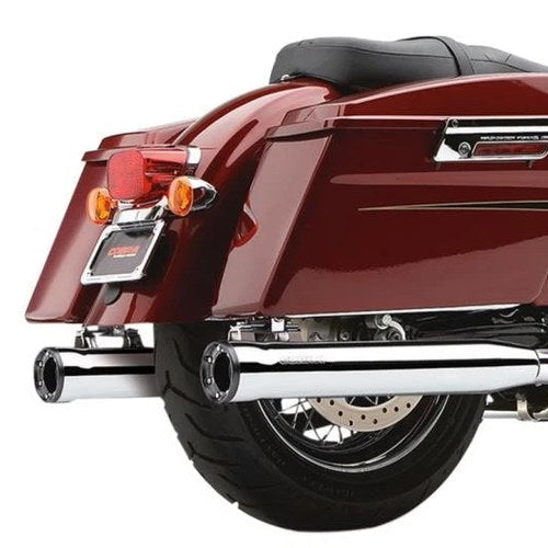 Cobra Slip-On Rpt Mufflers 3" Chrome #6070 Harley Davidson