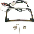 Custom Dynamics LED R/T/B Radius License Plate Frame Chrome #TF05-HD-C