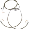 Magnum XR ABS Lower Front Brake Line Stainless Steel/Chrome #SSC1110-00