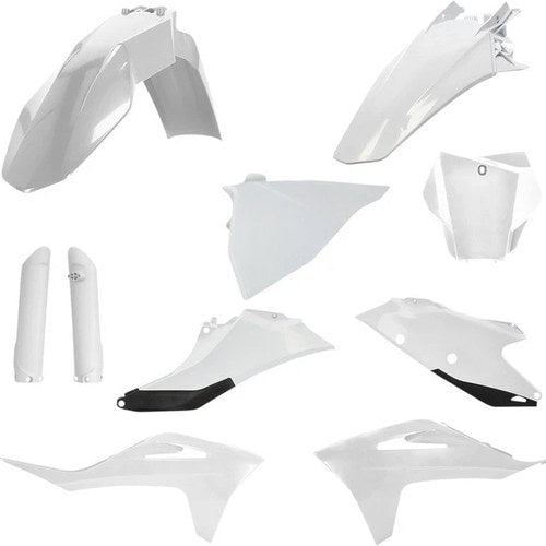 Acerbis Full Plastics Kit White/Black #2872791035 Gas MC 125 2021-2023