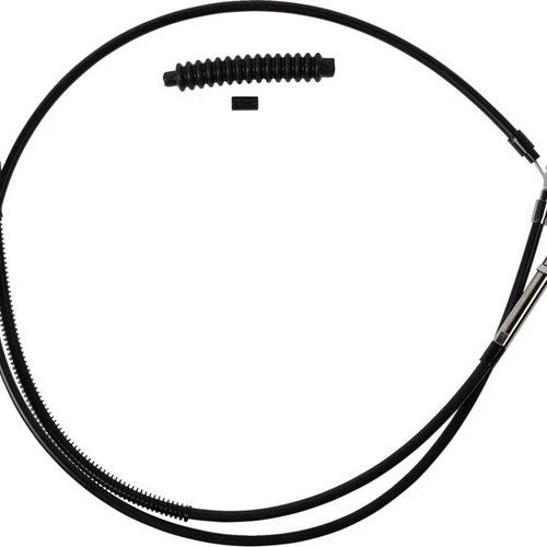 Barnett Black Vinyl Clutch Cable +8" Black Harley Davidson Freewheeler/Road King