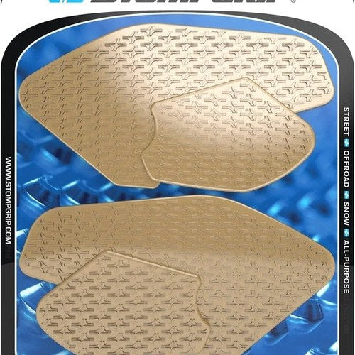 Stomp Icon Profile Traction Pad Tank Grips Clear for Yamaha MT-07 2022-2024