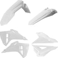 Acerbis Plastics Kit White #2985990002 for Honda CRF250R 4-Stroke/CRF450R 2025
