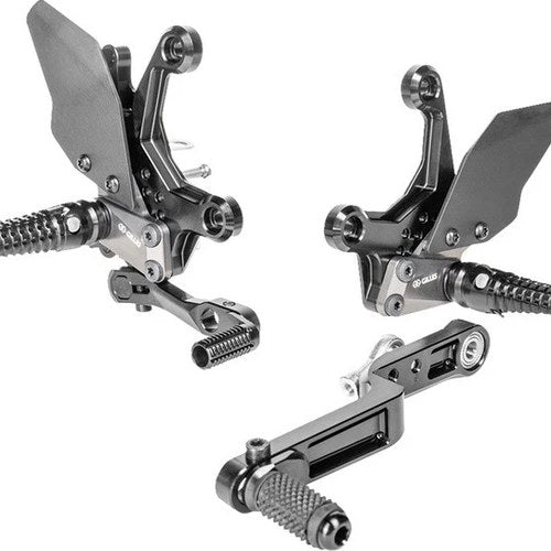 Gilles Tooling Adjustable Rearset Black for Suzuki GSX1300R Hayabusa 1999-2007