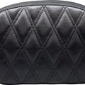 Le Pera Sissy Bar Pad Large Double Diamond Shiny Black