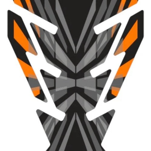 Puig Challenge Tank Pad Orange