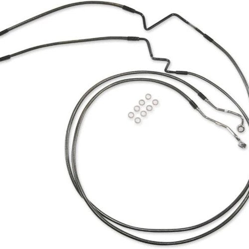 Magnum Single Disc Sterling Chromite Brake Line Kit Lower Left #37033