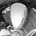 Baron Big Air Cleaner Kit Smooth Chrome for Kawasaki Vulcan 900 2006-2019